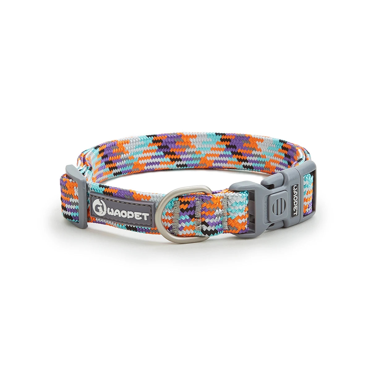 FlexiFit Reflective Nylon Dog Collar – Breathable Bulldog Harness