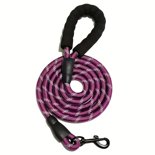 ComfortGrip Reflective Dog Leash – Padded Handle Design