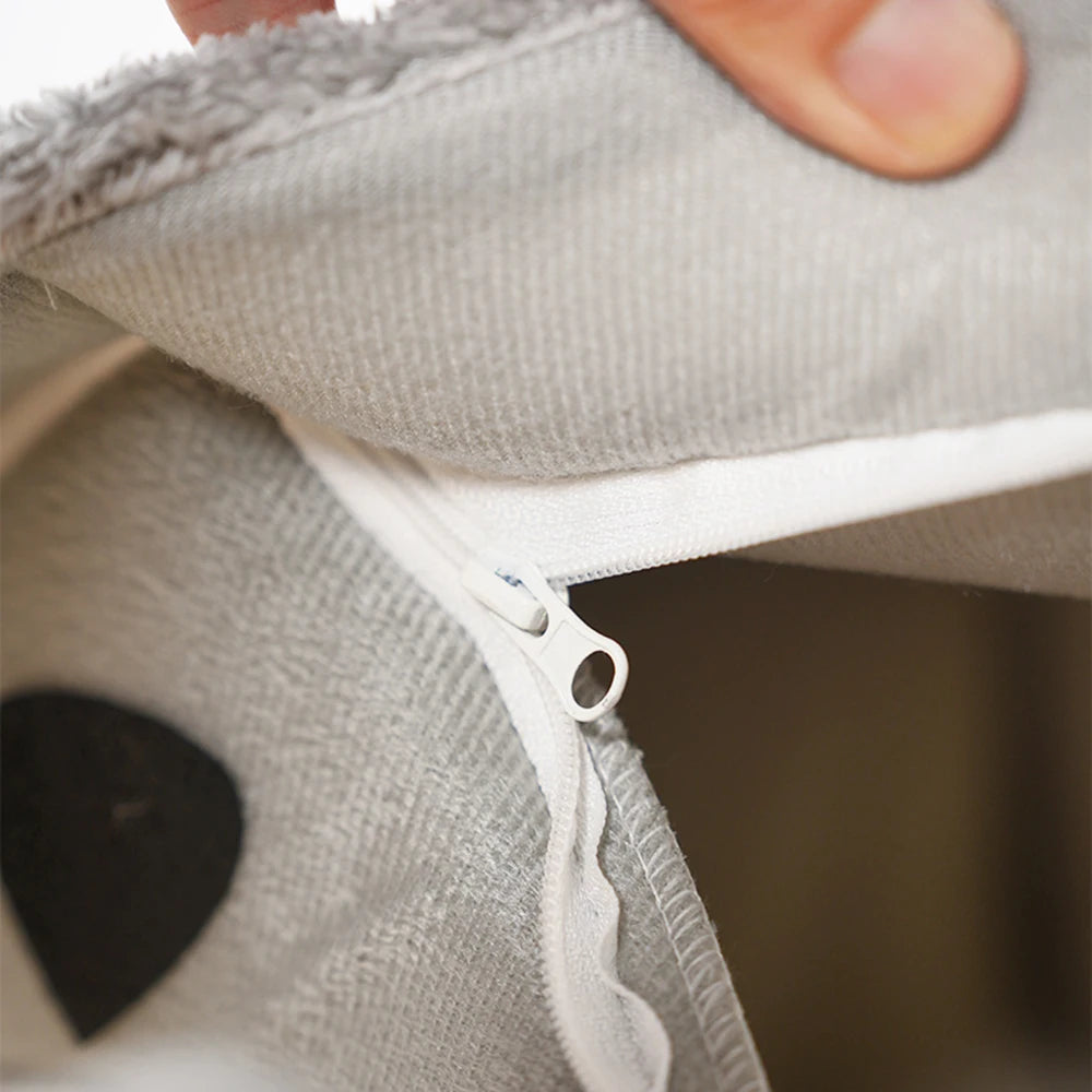 Detachable Four-Season Cat House – Foldable Semi-Enclosed Pet Nest Shelter