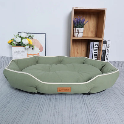 Pet Sofa Sleeping Bed – Large Dog Bed House with Big Space Winter Warm Cushion
