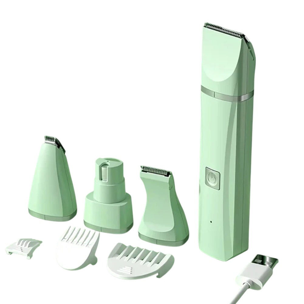 Professional 4-in-1 Electric Pet Grooming Kit – Cordless Grooming Solution