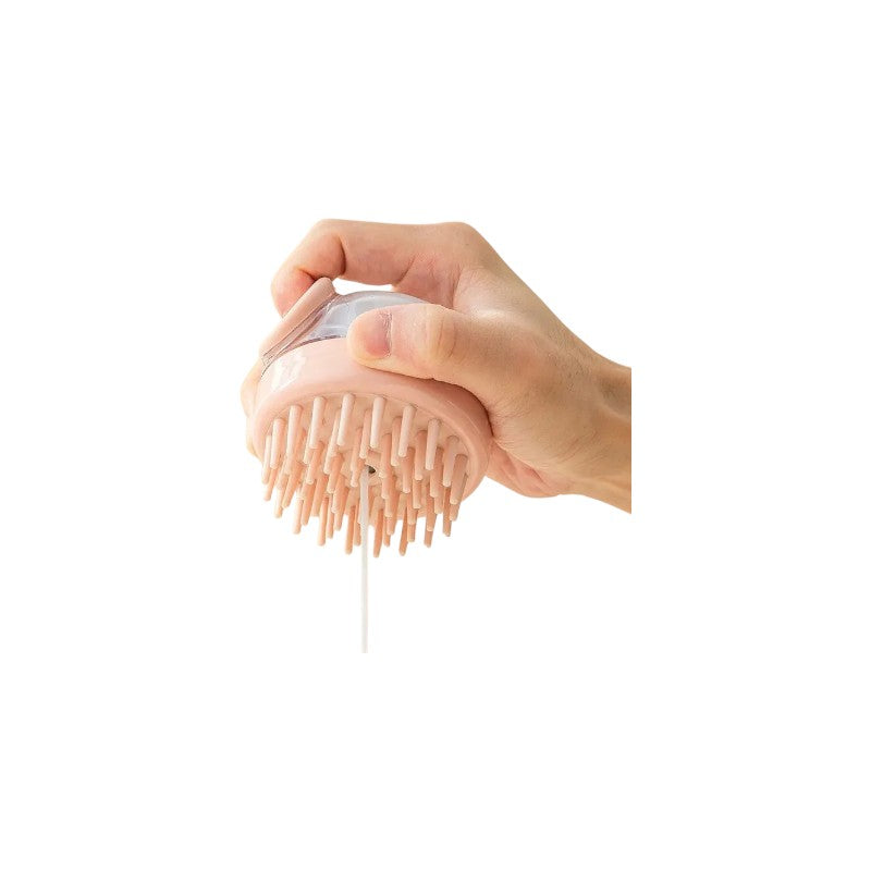SilicoClean Pet Bath Brush – Integrated Shampoo & Gentle Massage Tool