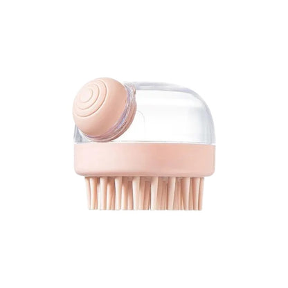 SilicoClean Pet Bath Brush – Integrated Shampoo & Gentle Massage Tool