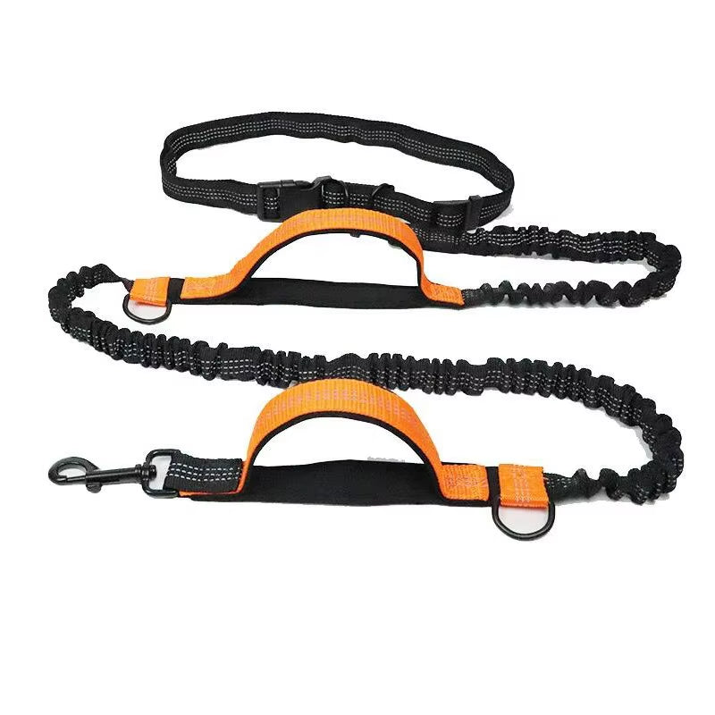 RunFree Hands-Free Retractable Belt Leash - Reflective Running System