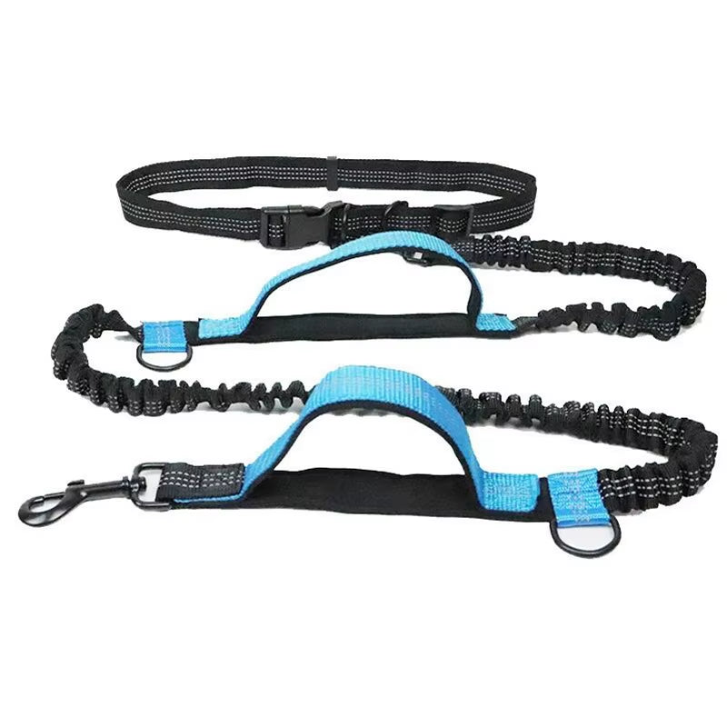 RunFree Hands-Free Retractable Belt Leash - Reflective Running System