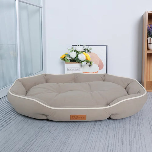 Pet Sofa Sleeping Bed – Large Dog Bed House with Big Space Winter Warm Cushion