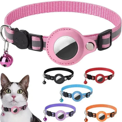 PawTrack Reflective AirTag Cat Collar