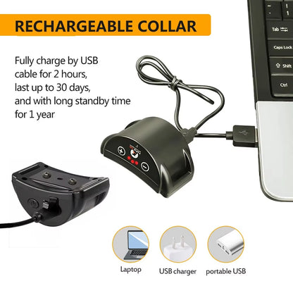 PawSilent Rechargeable Anti-Bark Dog Collar – Vibration Training for Small & Medium Dogs