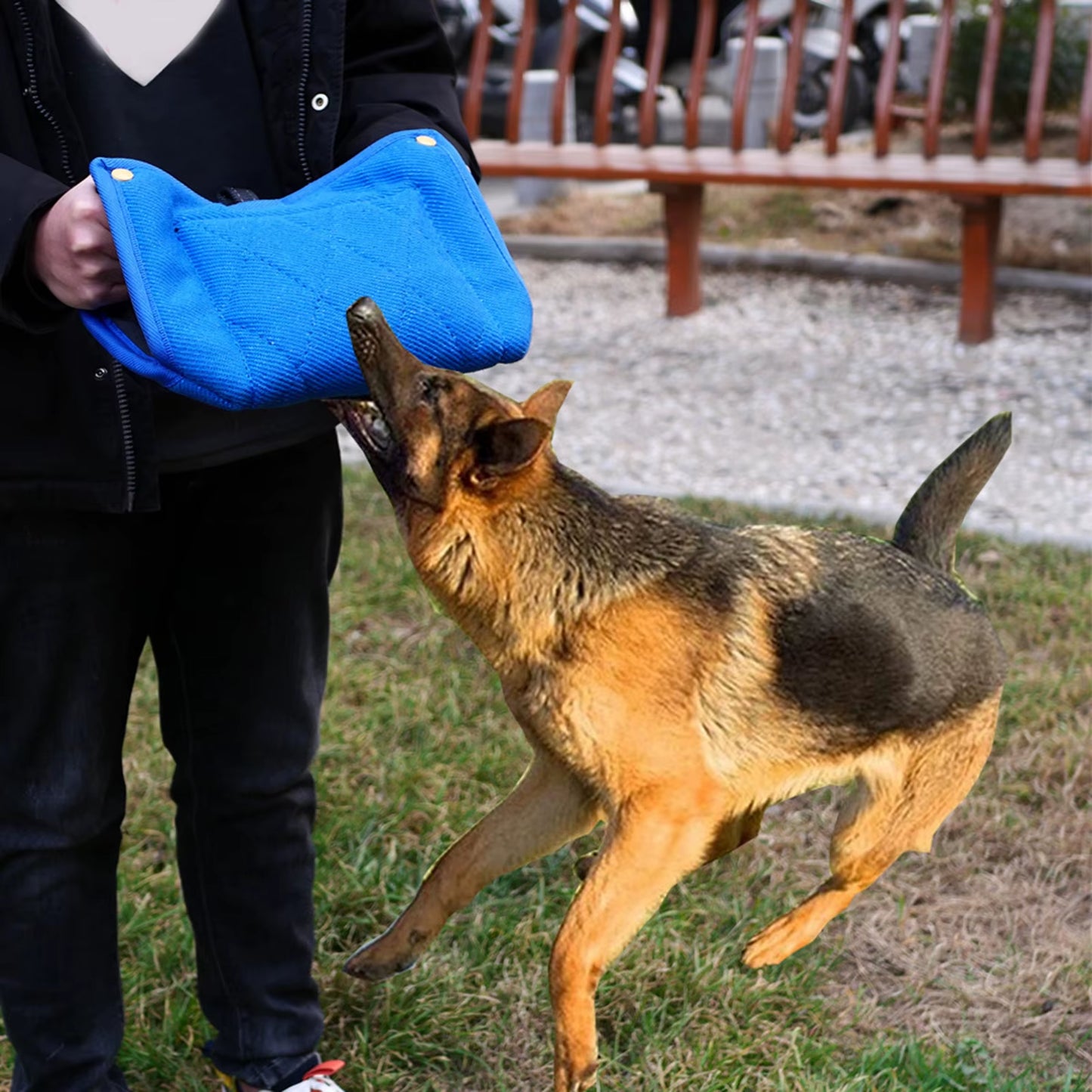 BiteGuard Durable Dog Training Sleeve – Puppy & Medium Dog Protection Pad