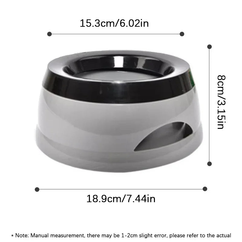 FloatFeed Anti-Splash Water Bowl – No-Wet Mouth Drinking System