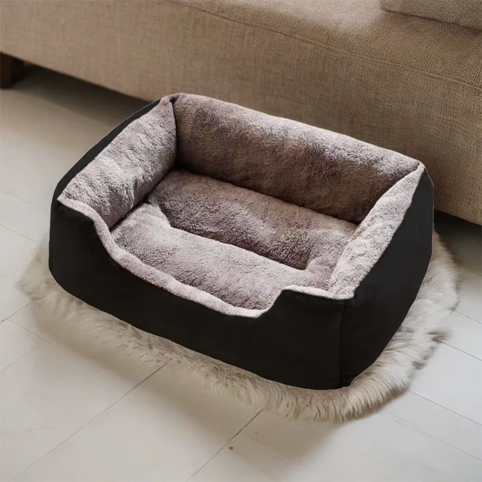 KittenComfort Pet Cushion Bed - Luxury Basket Design
