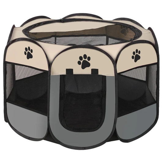 OctaSpace Foldable Pet Tent – Scratch-Resistant Oxford Enclosure