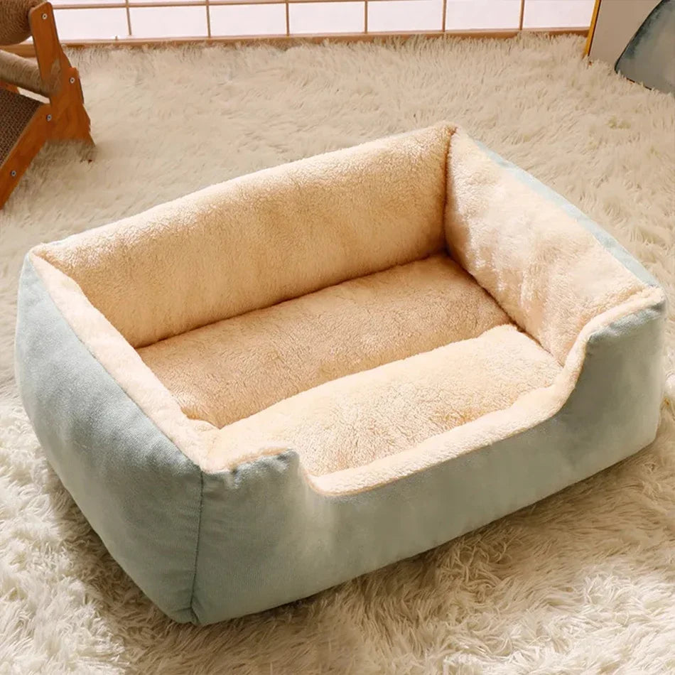 KittenComfort Pet Cushion Bed - Luxury Basket Design