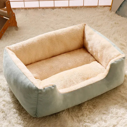 KittenComfort Pet Cushion Bed - Luxury Basket Design