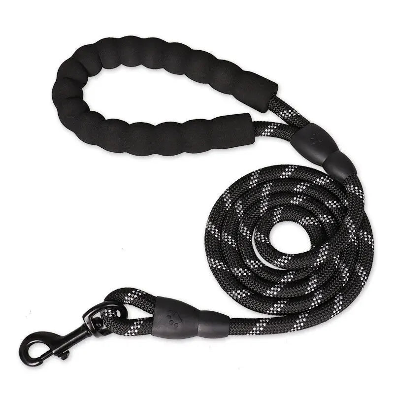 ComfortGrip Reflective Dog Leash – Padded Handle Design