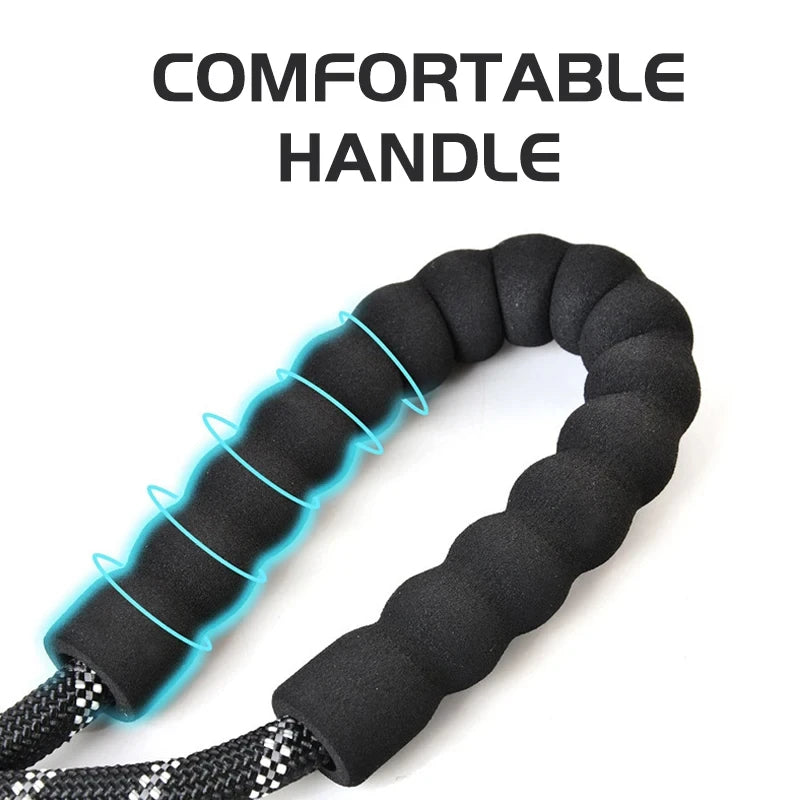 ComfortGrip Reflective Dog Leash – Padded Handle Design