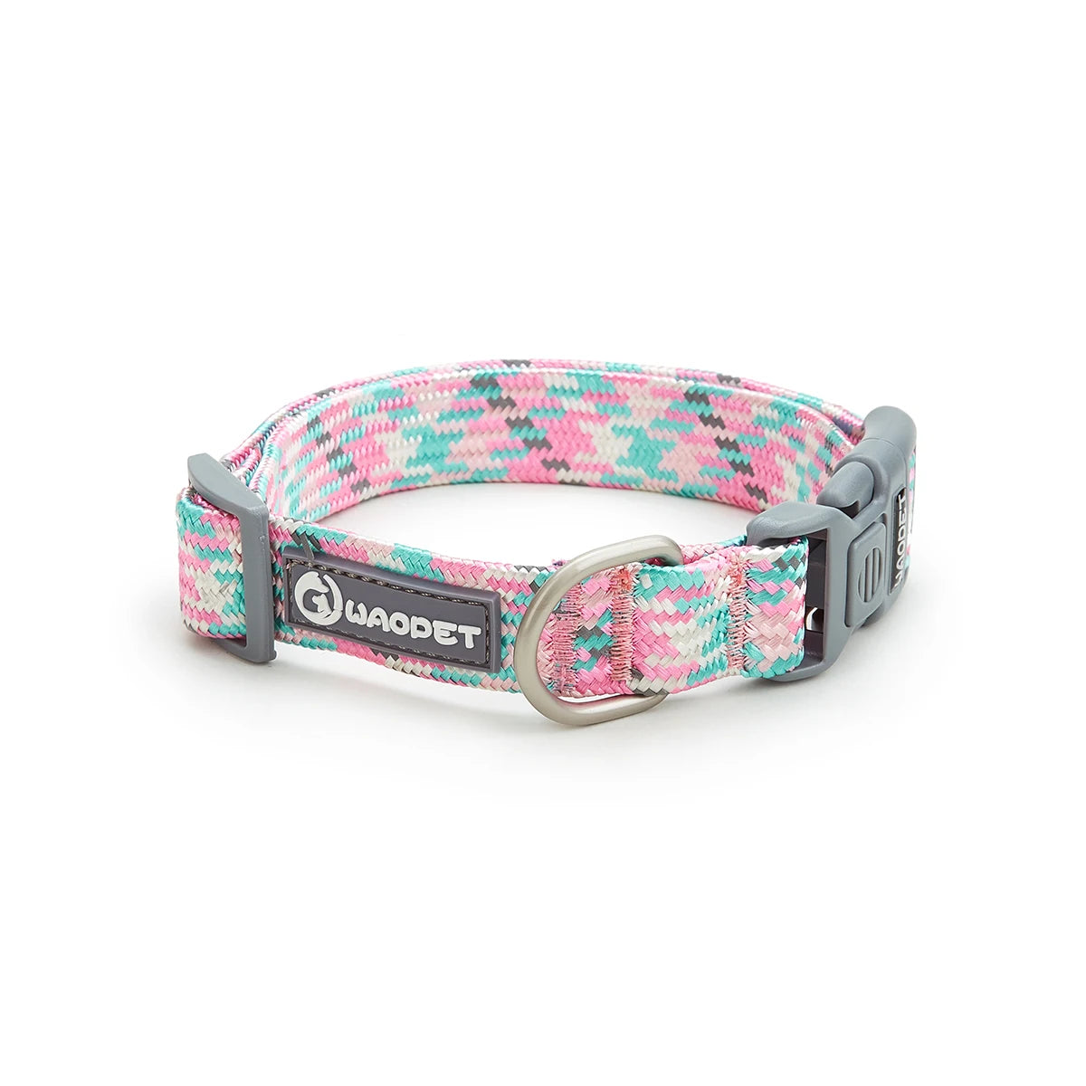 FlexiFit Reflective Nylon Dog Collar – Breathable Bulldog Harness