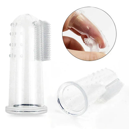 Silicone Pet Finger Toothbrush for Dental Care