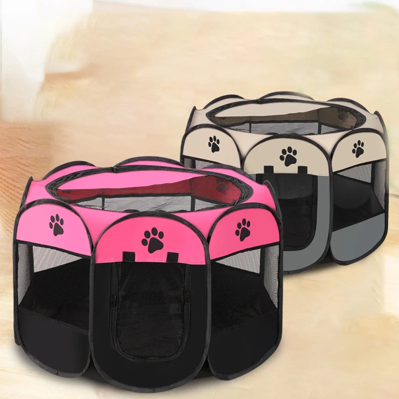 OctaSpace Foldable Pet Tent – Scratch-Resistant Oxford Enclosure