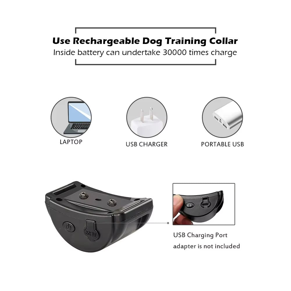 PawSilent Rechargeable Anti-Bark Dog Collar – Vibration Training for Small & Medium Dogs